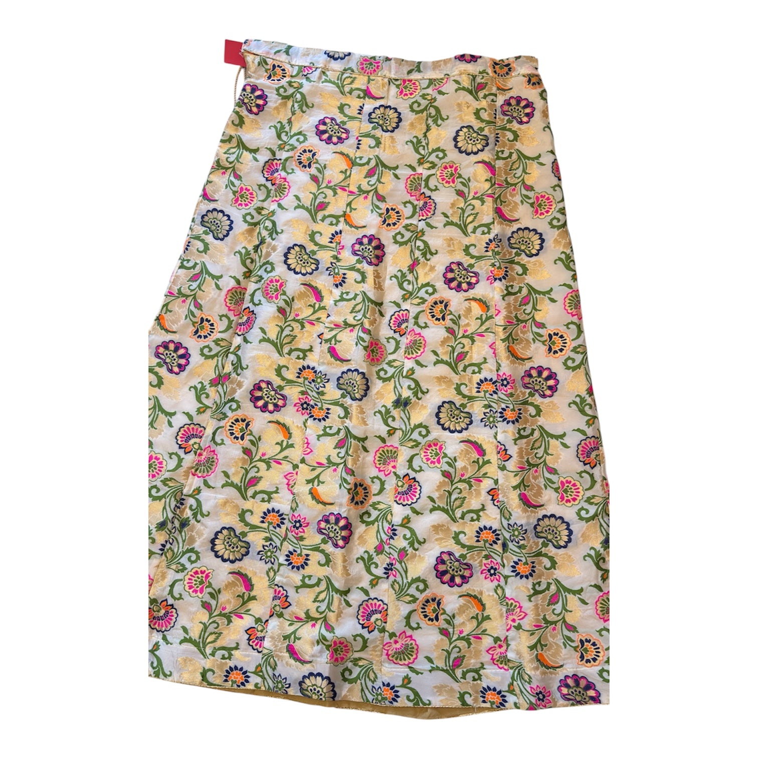 Banarasi Silk Skirt with Floral Brocade Weaving – Traditional Ethnic Wear