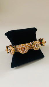 Royal Kundan and Meenakari Bangle | Traditional Indian Bridal Handcrafted Jewelry