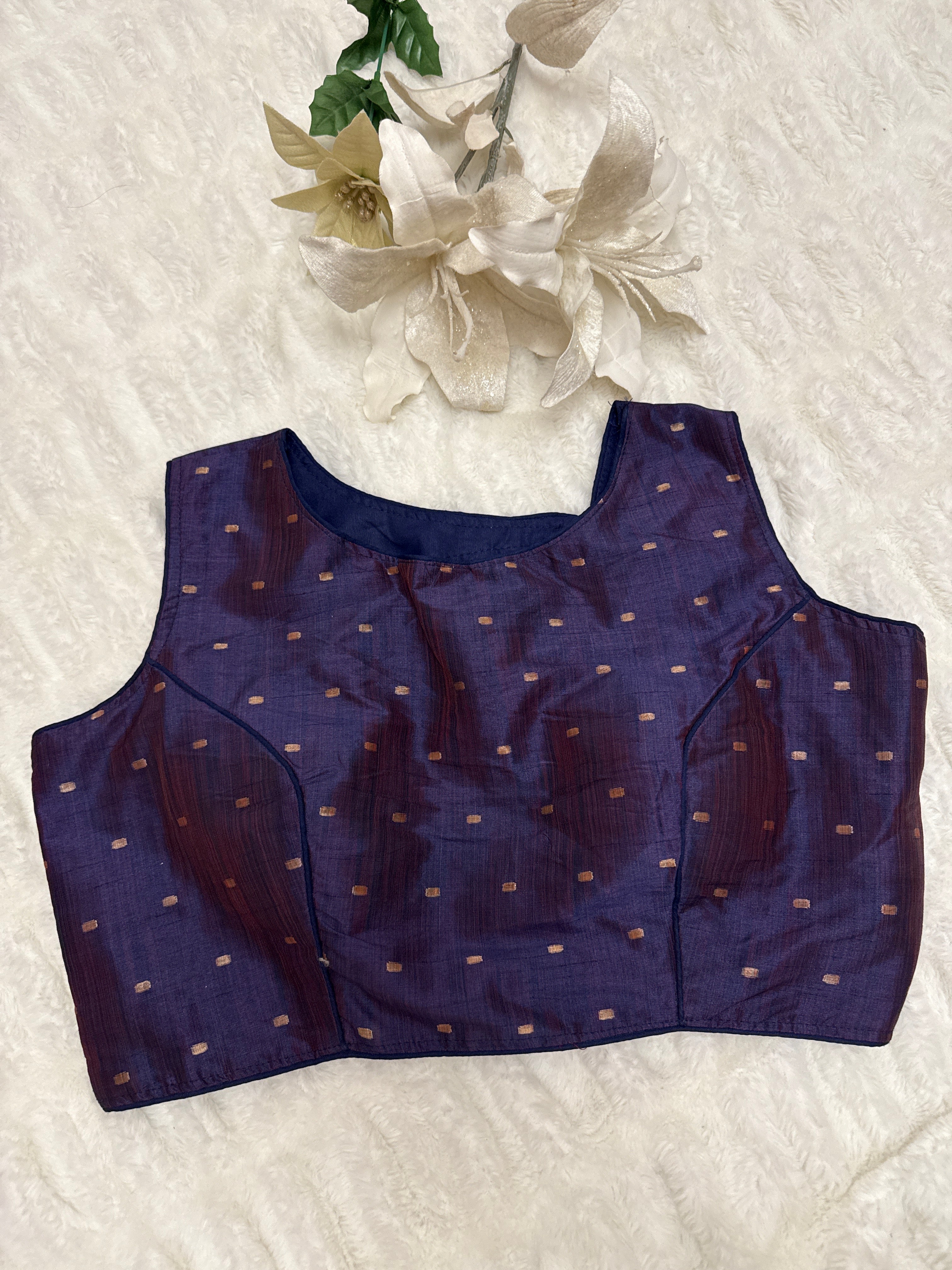Zari weaving readymade blouse