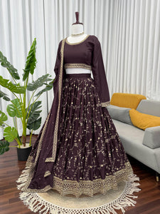 Boutique designer lehenga choli with dupatta