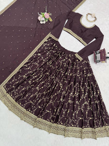 Boutique designer lehenga choli with dupatta