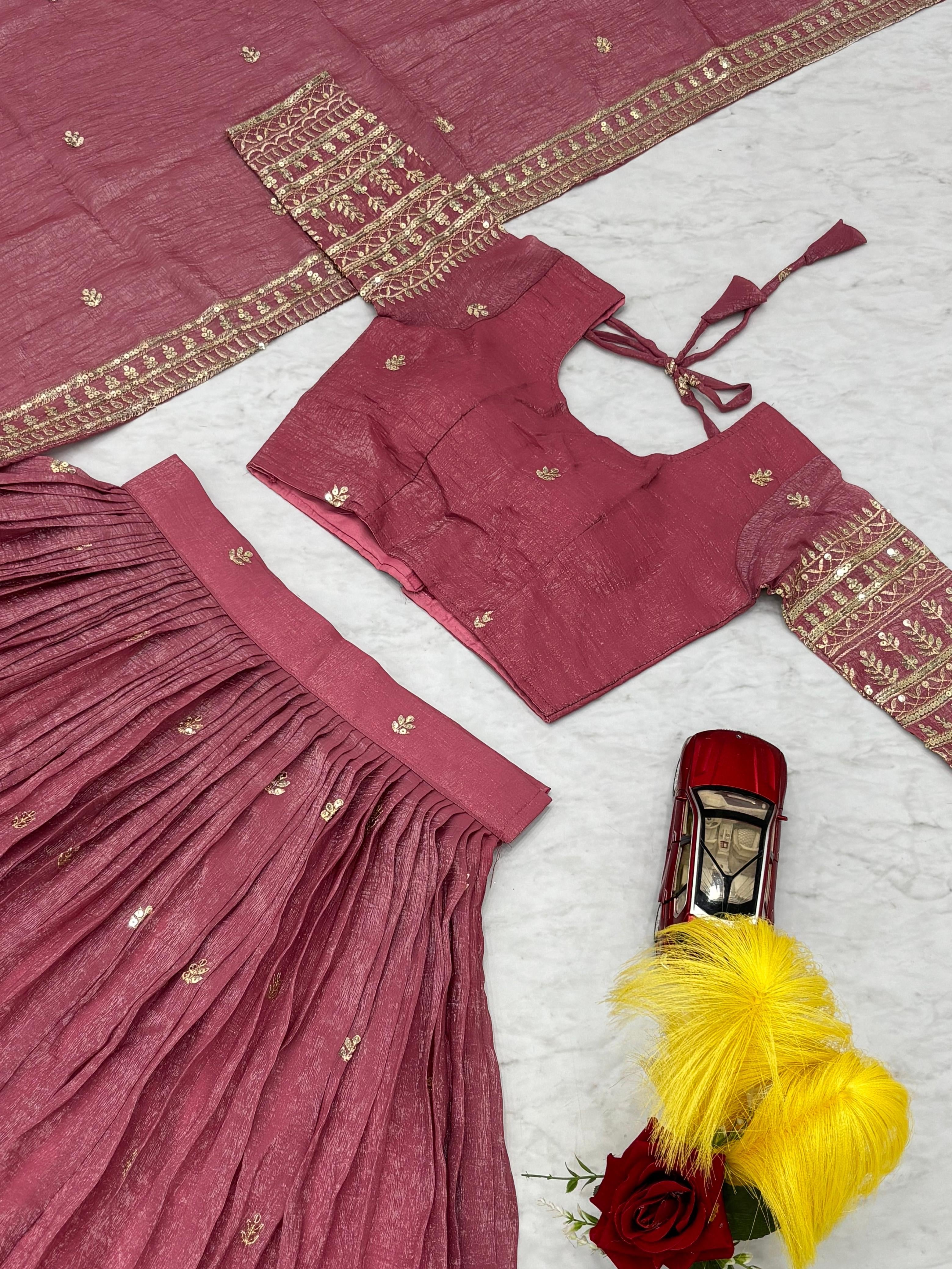 Festive wear lehenga choli with dupatta