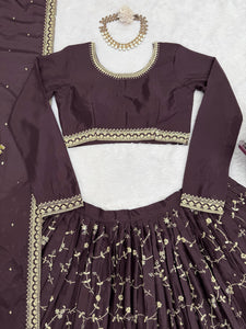 Boutique designer lehenga choli with dupatta