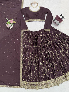 Boutique designer lehenga choli with dupatta