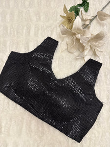 Readymade Sequins Saree Blouse – Glamorous & Ready-to-Wear