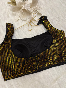 Readymade Sequins Saree Blouse – Glamorous & Ready-to-Wear