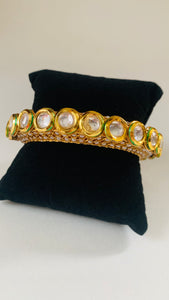 Royal Kundan and Meenakari Bangle | Traditional Indian Bridal Handcrafted Jewelry