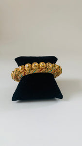 Royal Kundan and Meenakari Bangle | Traditional Indian Bridal Handcrafted Jewelry