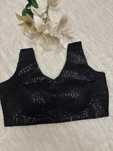 Readymade Sequins Saree Blouse – Glamorous & Ready-to-Wear