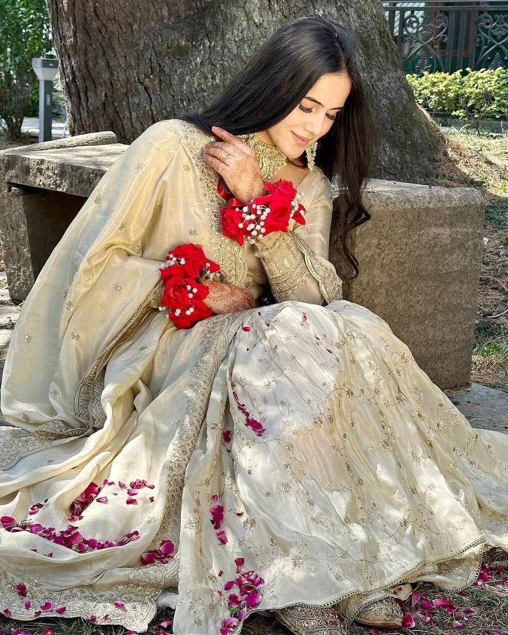 Kurta with sharara and dupatta (pre order)