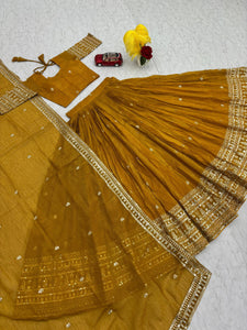 Festive wear lehenga choli with dupatta