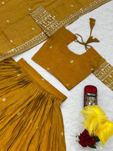Festive wear lehenga choli with dupatta
