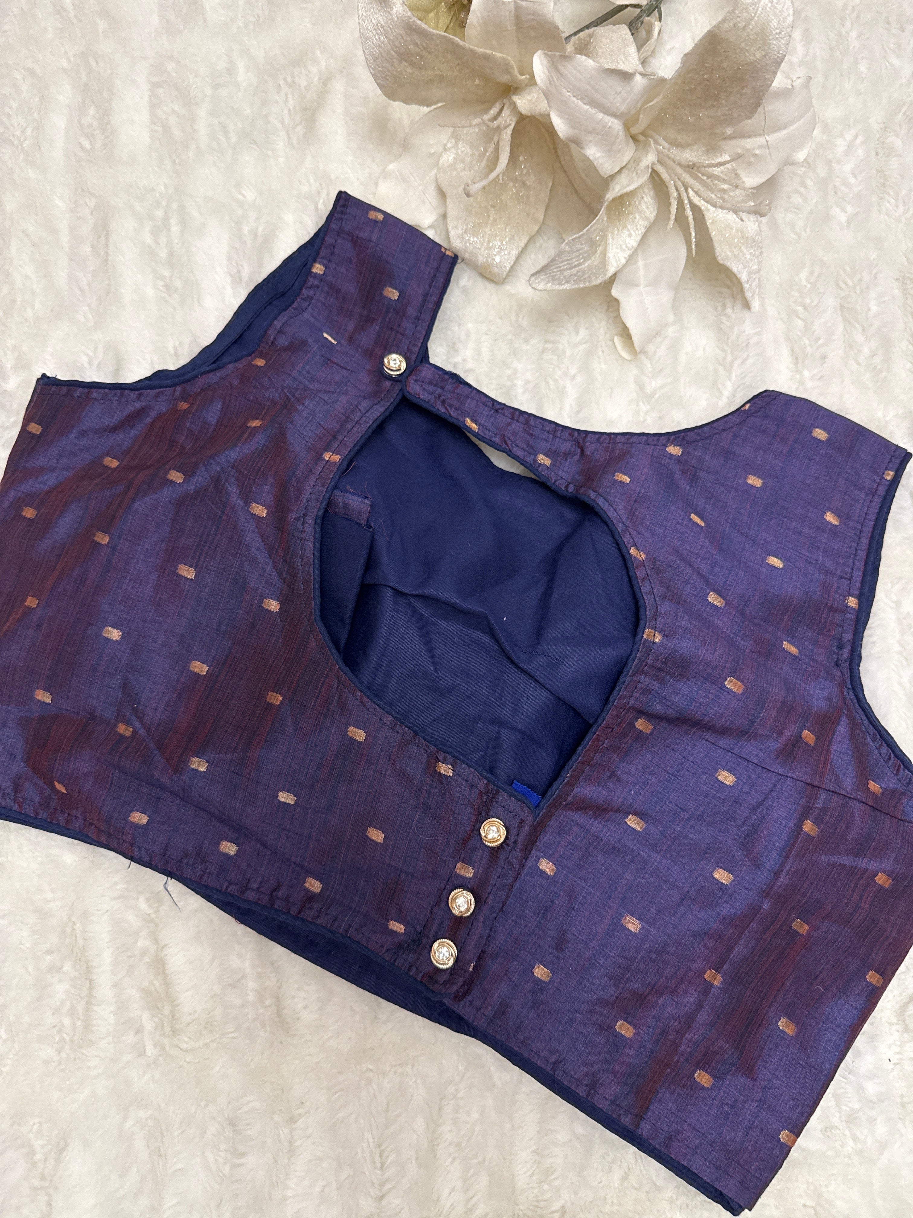 Zari weaving readymade blouse
