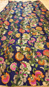 Banarasi Silk Skirt with Floral Brocade Weaving – Traditional Ethnic Wear