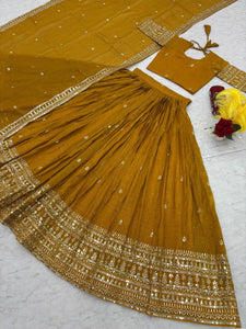 Festive wear lehenga choli with dupatta