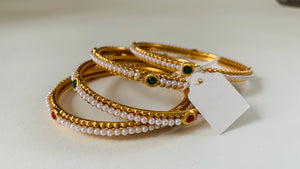 Elegant Bangles Set | Traditional Gold-Plated Indian Bridal Jewelry
