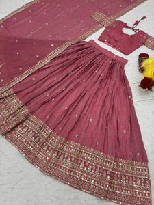 Festive wear lehenga choli with dupatta