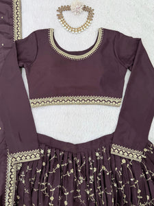 Boutique designer lehenga choli with dupatta