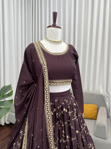 Boutique designer lehenga choli with dupatta