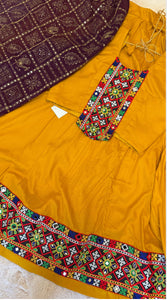 Navratri Special Lehenga Choli | Heavy Gamthi & Mirror Work | Traditional Festive Wear
