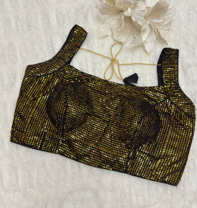 Readymade Sequins Saree Blouse – Glamorous & Ready-to-Wear