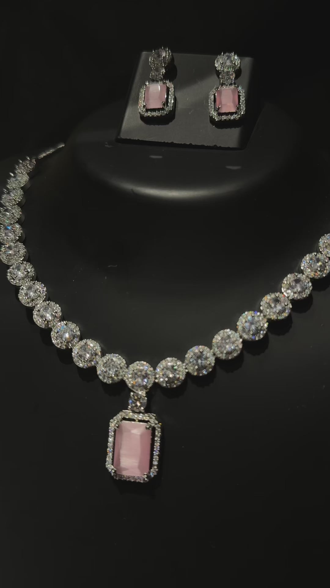 Rani - Elegant Cubic Zirconia Necklace Set – Sparkling Bridal & Party Wear Jewellery