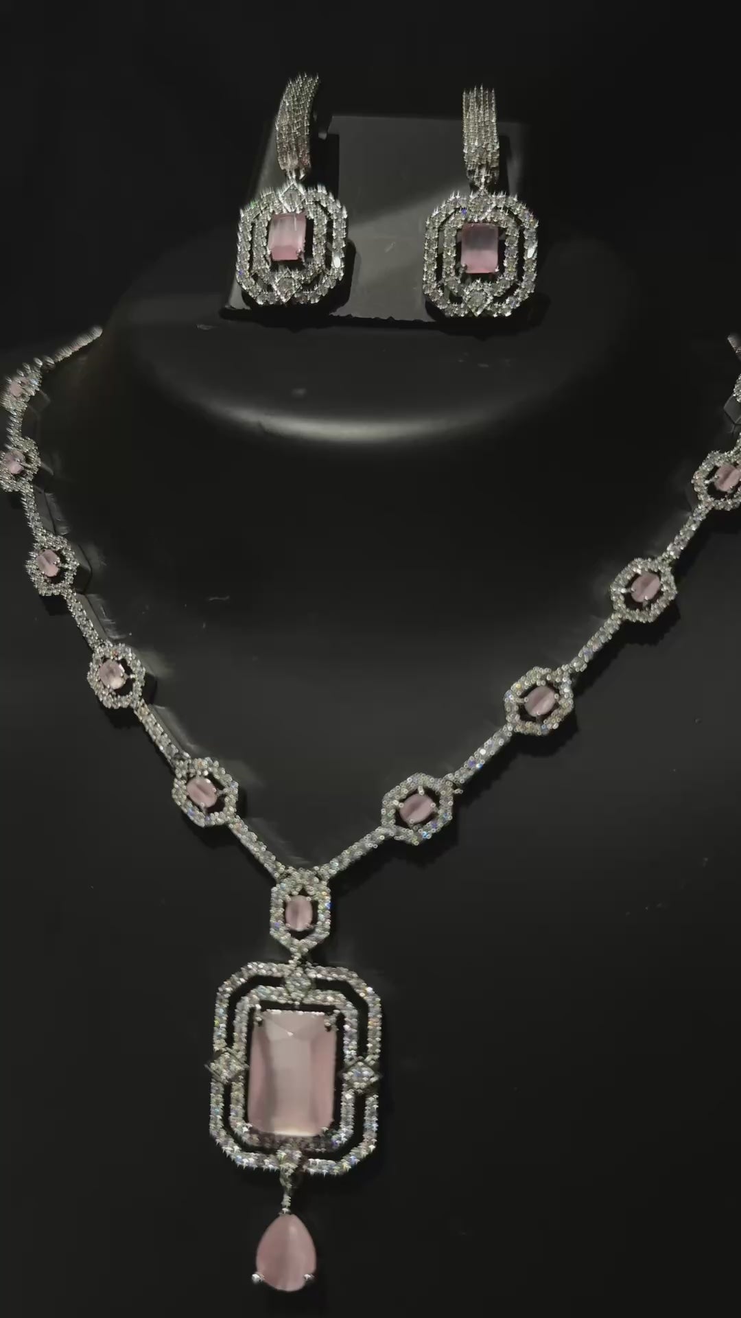 Kareena  - Elegant Cubic Zirconia Necklace Set – Sparkling Bridal & Party Wear Jewellery