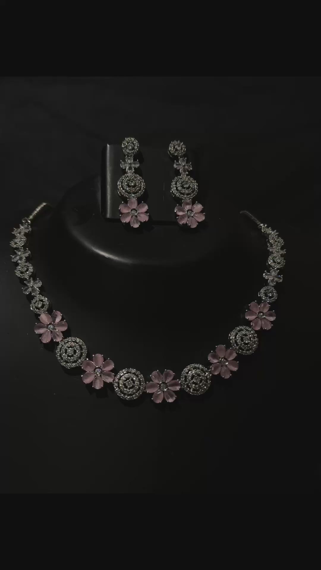 Juhi - Elegant Cubic Zirconia Necklace Set – Sparkling Bridal & Party Wear Jewellery